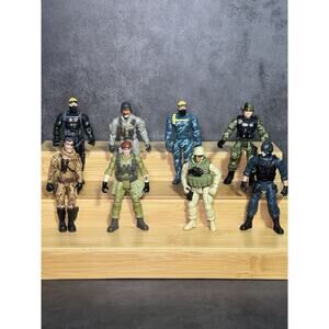 Lanard The CORPS Action Figures Mixed Lot Of 8 - 2000s - 4”